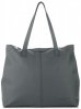 Bőr táska shopper bag Vittoria Gotti szürke V5705